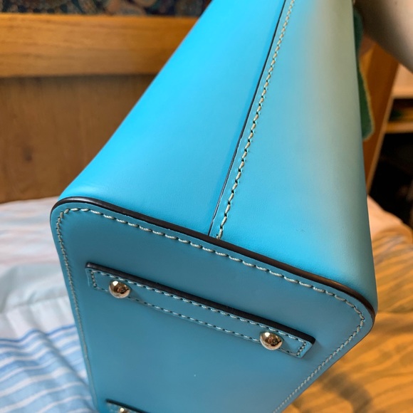 Dooney & Bourke Beacon Zip Tote ~ Light Blue~ - Picture 2 of 8